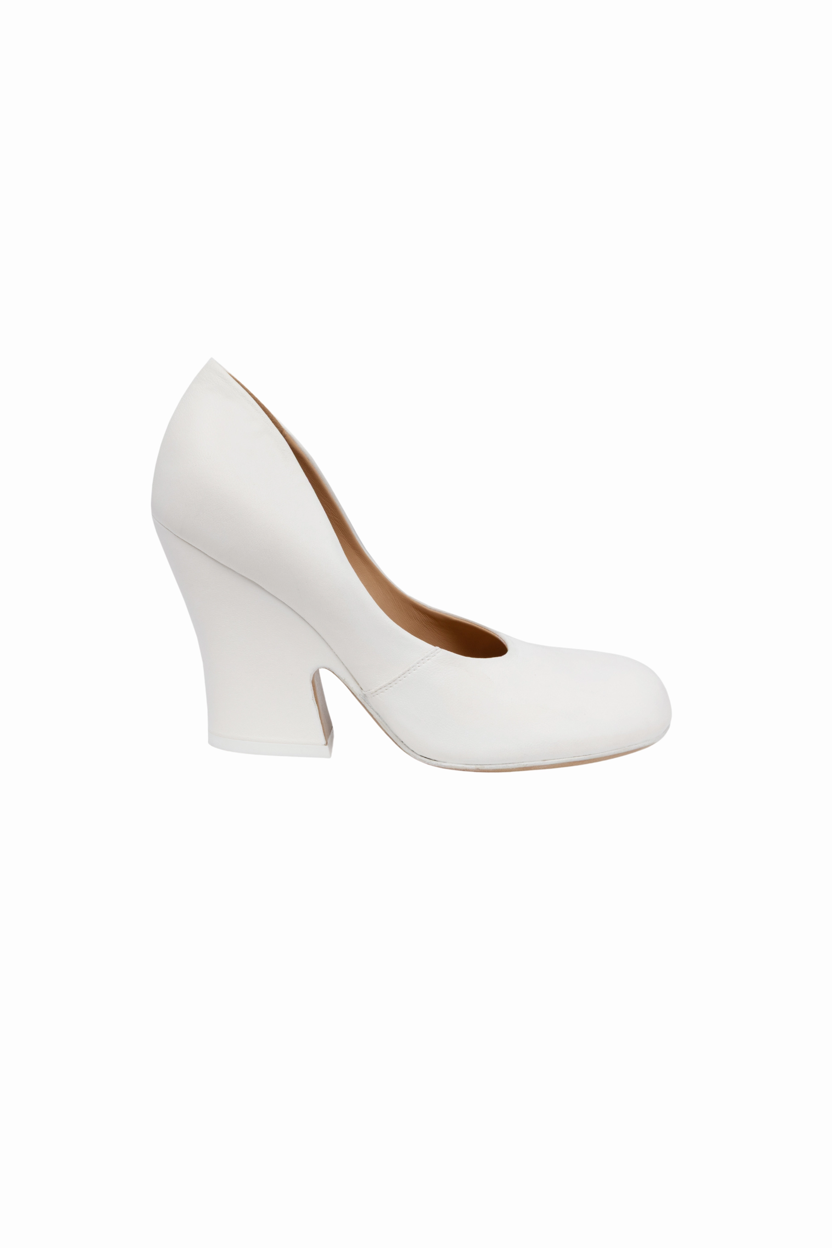 Durable Stitch Pattern Chunky Heel Pumps