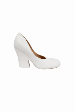 Chunky Heel Pumps PunctureResistantReinforcement NonFadeFinish