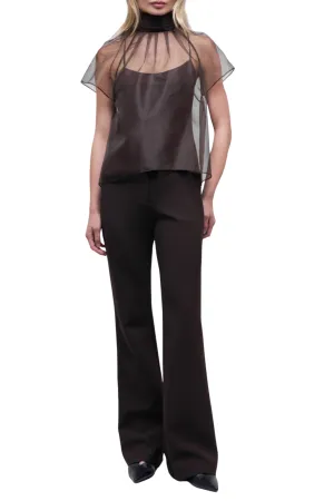 Feyre Top in Chocolate Eco friendly materials