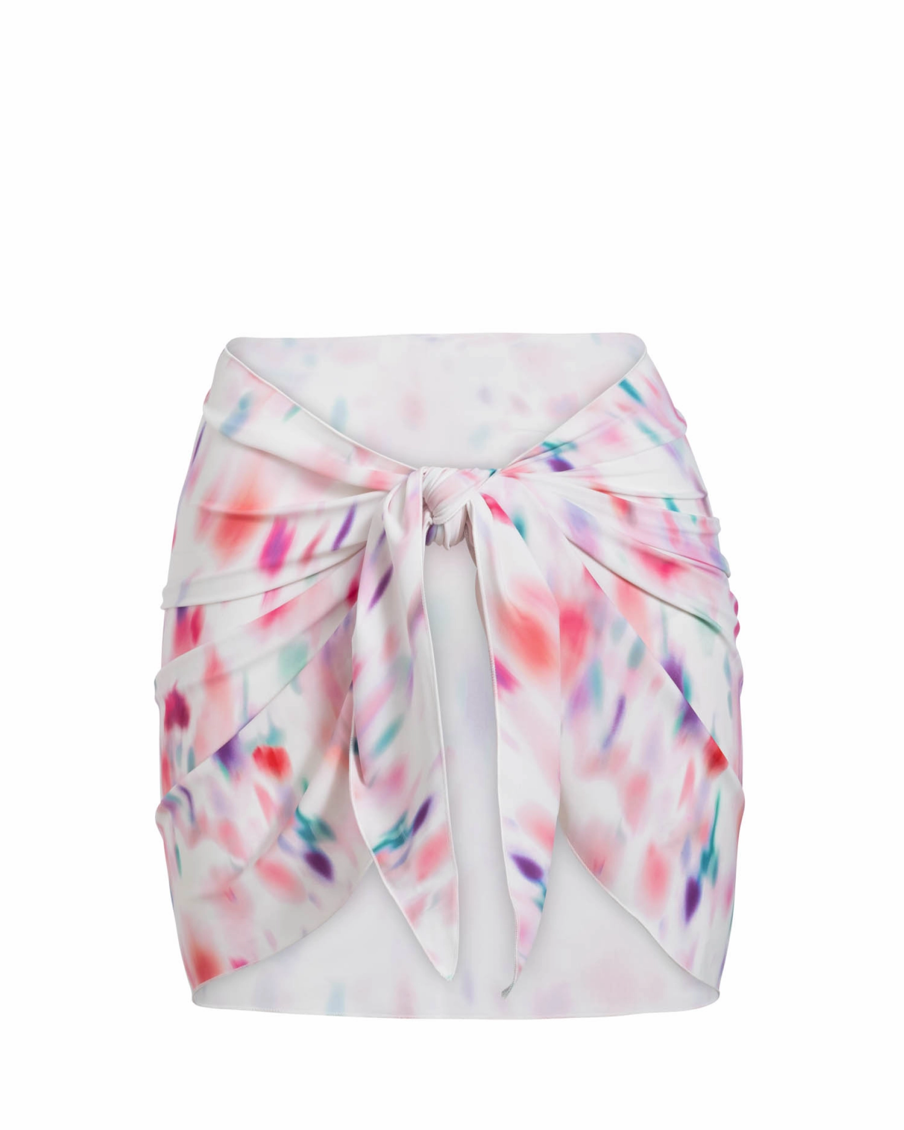 Liv Sarong In Hazy Ikat Ivory Cruise Vibes