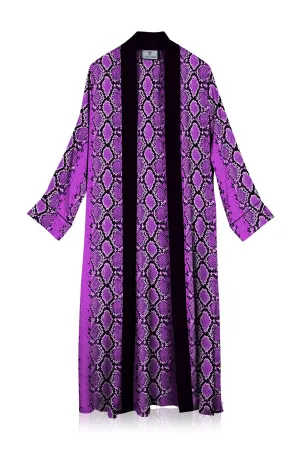 Snakeskin Print Kimono