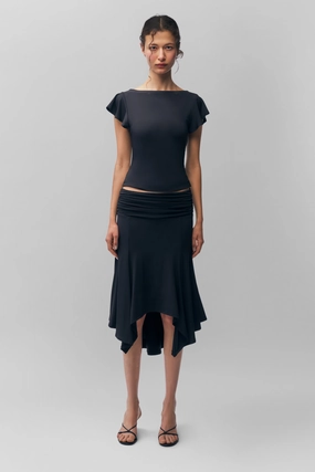 Soffiano Skirt Low Impact Dye Travel Friendly