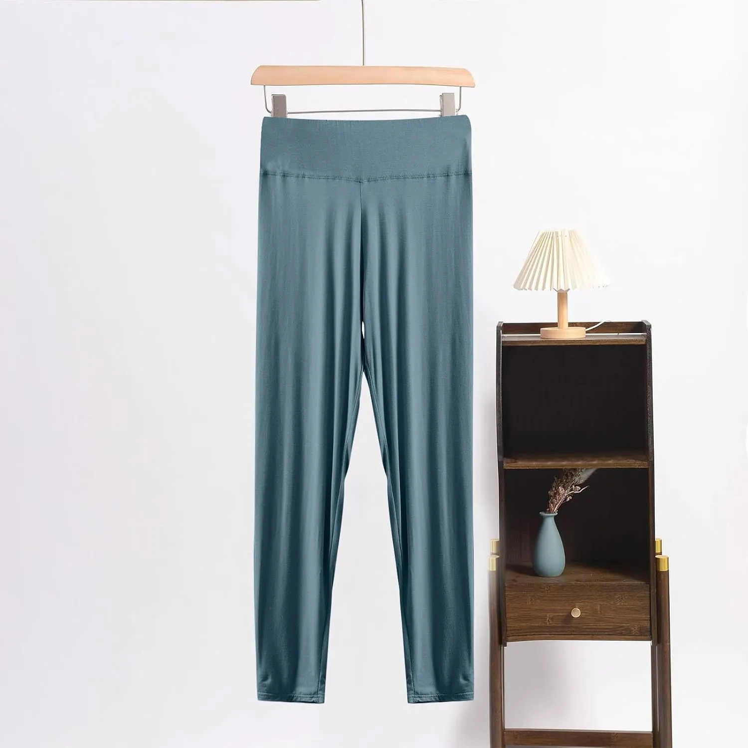 Soft Modal Lounge Pants for Women Comfy Summer Pajamas Loose Elastic Waist Pj Bottoms Sleepwear Cropped Yoga Pants