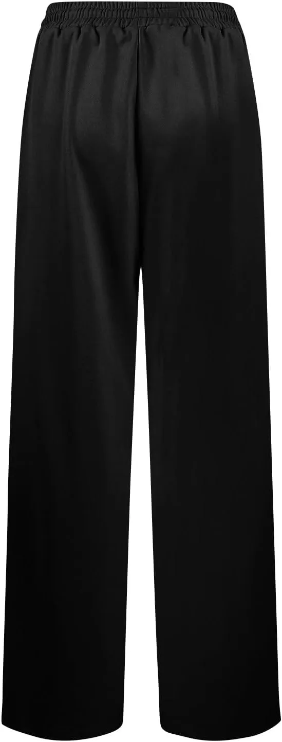 Soft Pajama Pants for Women, Wide Leg Comfy Casual Lounge Baggy Sweatpants Drawstring Workout Pants Pockets