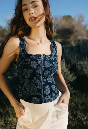 MultiPocket Thornproof Denim Corset