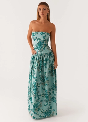 Trendy Fit Andorra Maxi Dress - Cloud Nine Floral