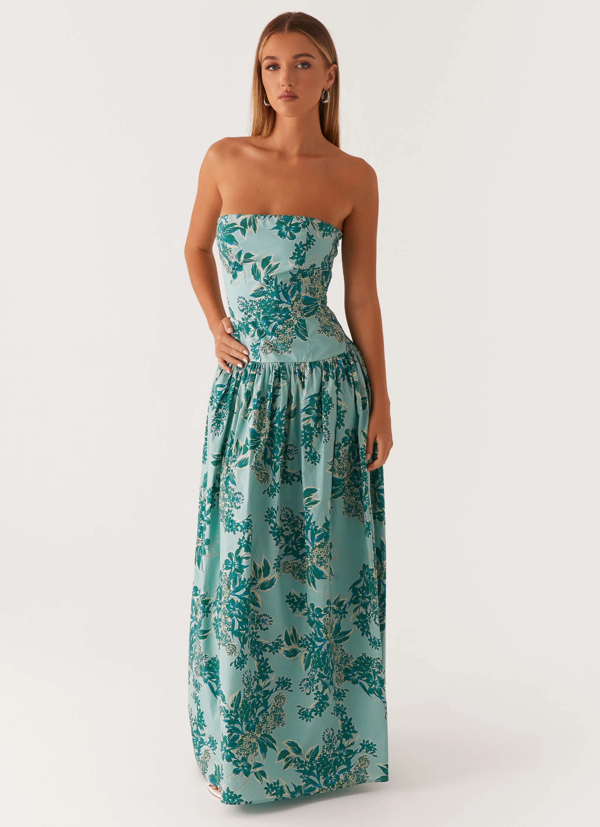 Trendy Fit Andorra Maxi Dress - Cloud Nine Floral