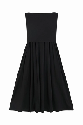 Marciella Dress in Black Skirt Flare Classic Flow