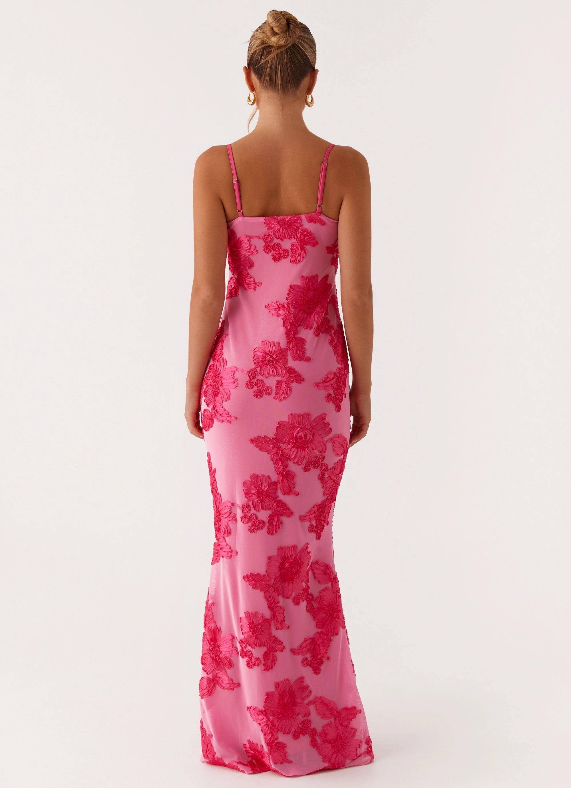 That Girl Maxi Dress - Pink Bright Feel Bride Side