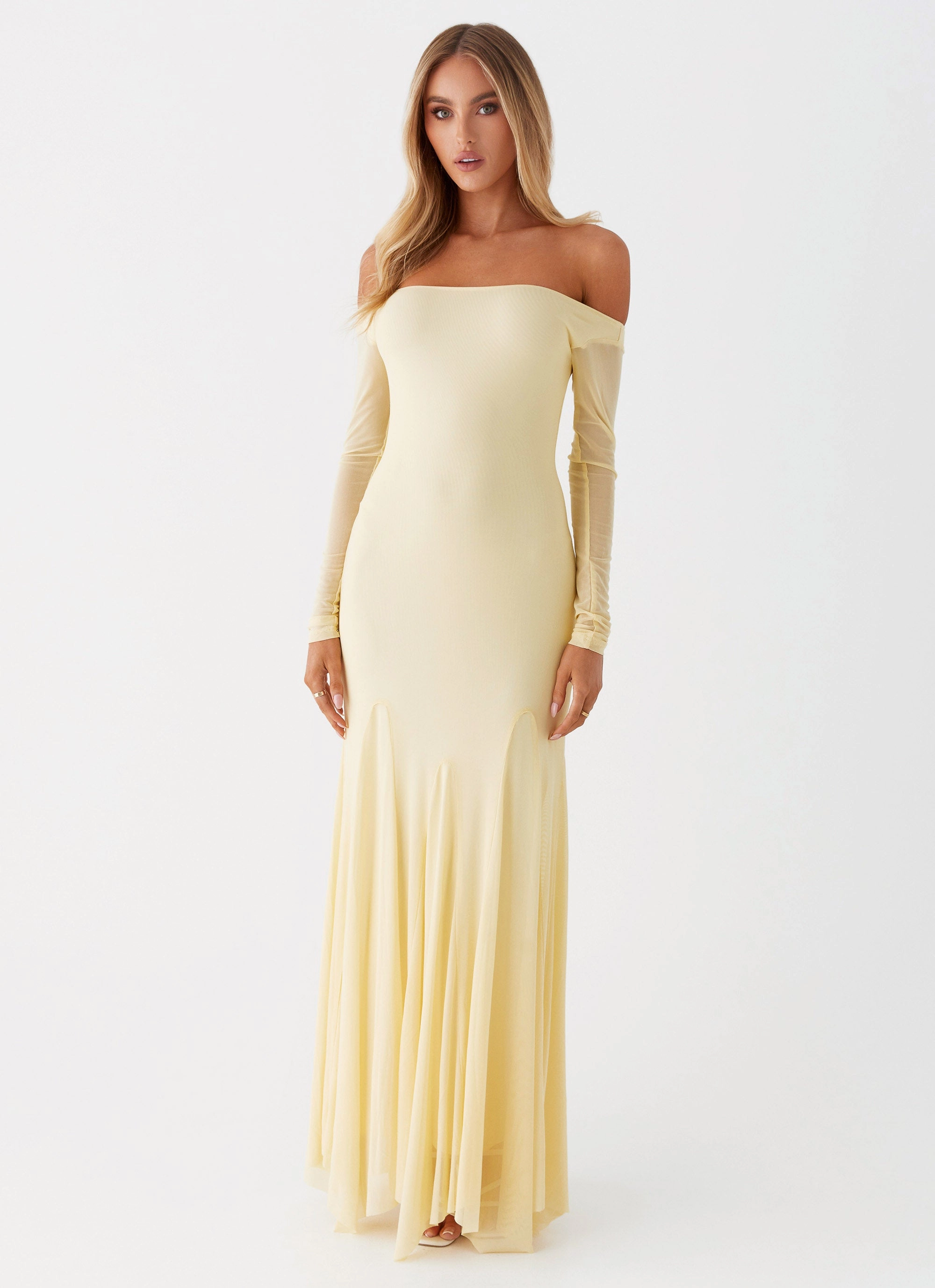 City-Style Maribel Maxi Dress - Yellow