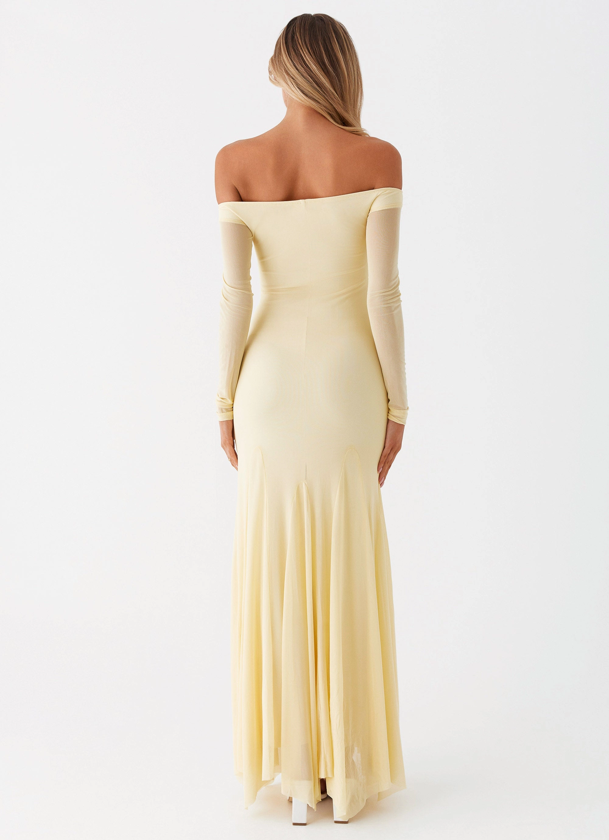 Grace Base Maribel Maxi Dress - Yellow
