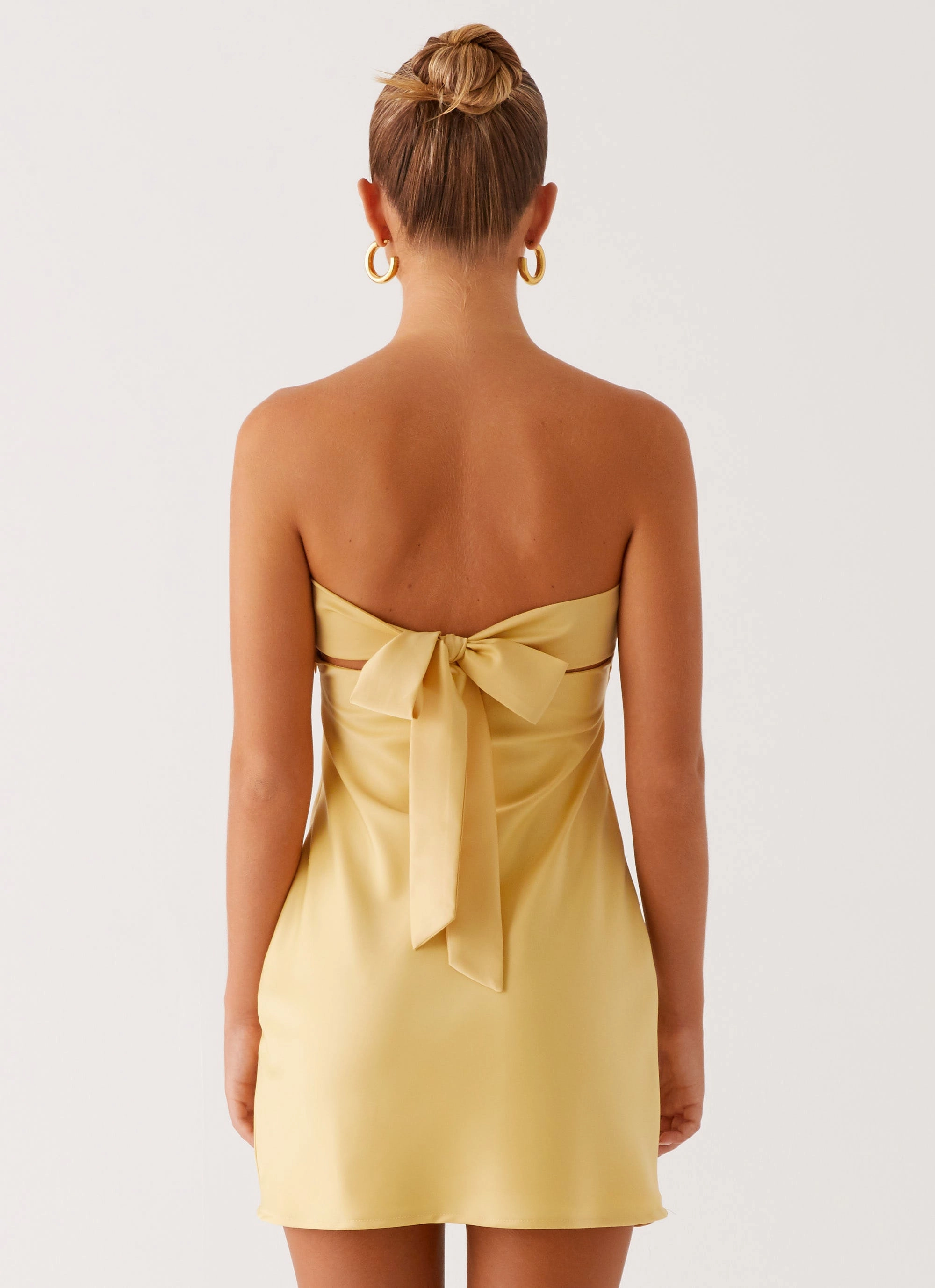 Resort Vacation Yulina Mini Dress - Yellow