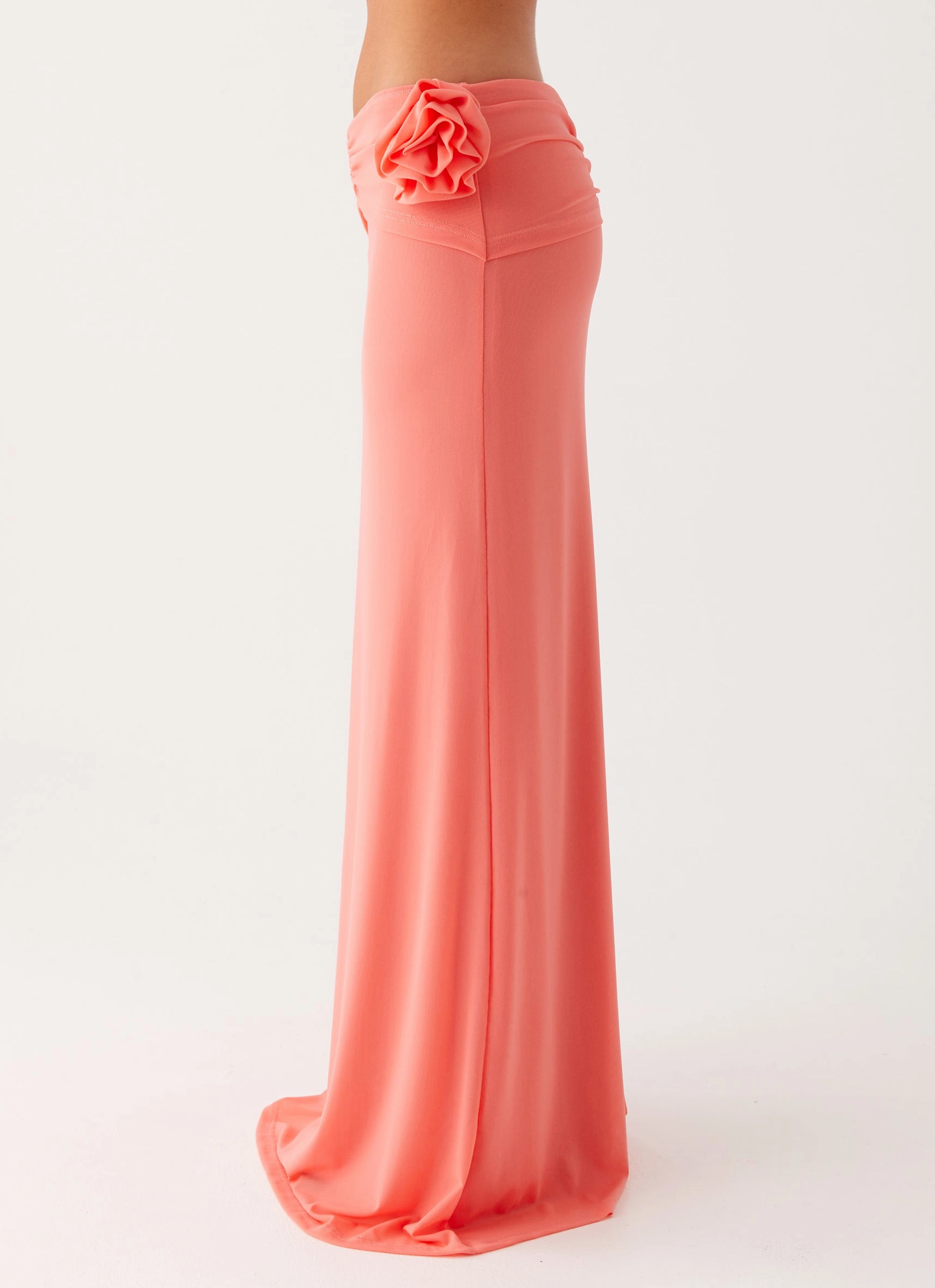 Jayce Maxi Skirt - Salmon Fresh Style Denim style