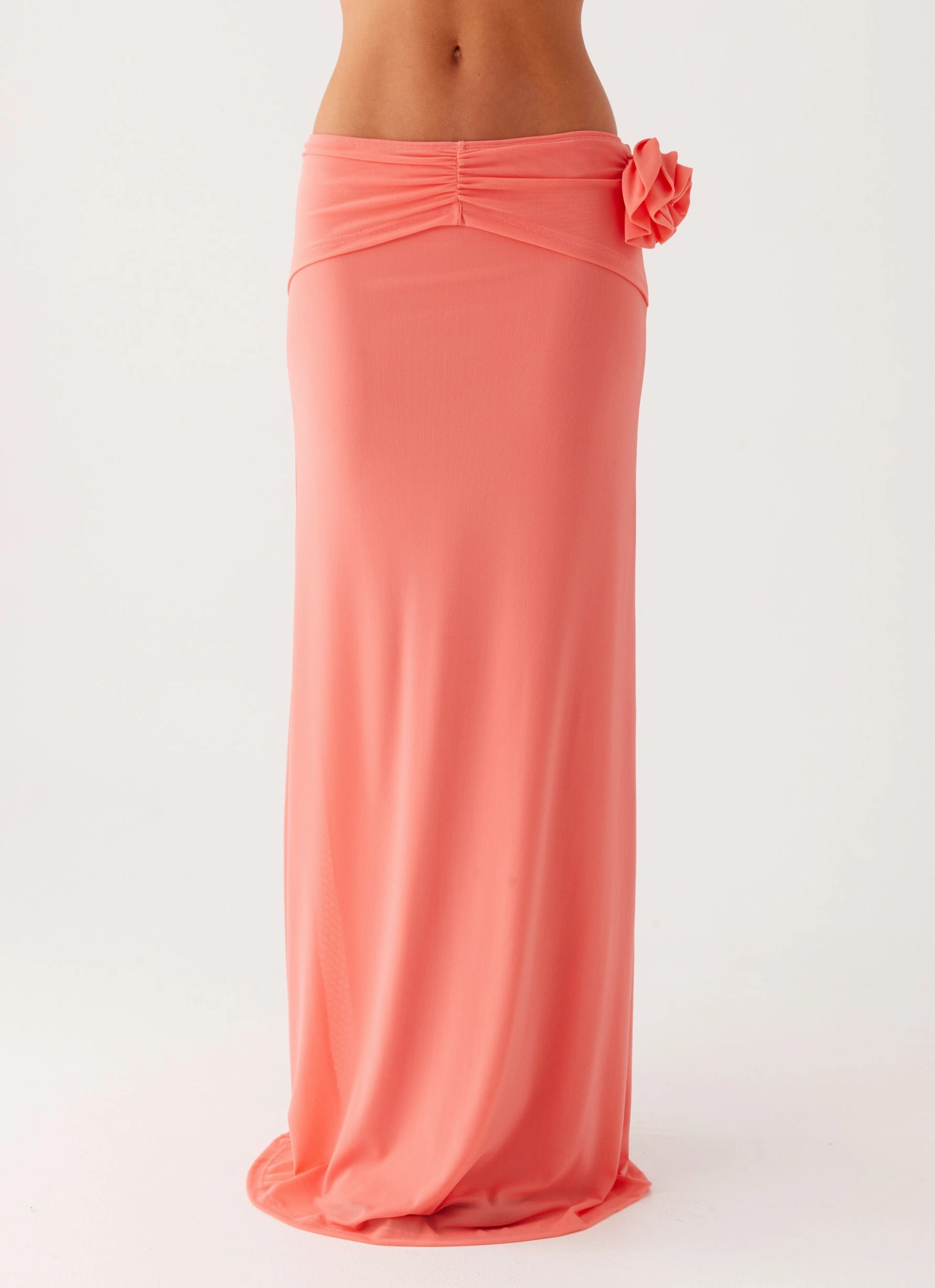 Jayce Maxi Skirt - Salmon Bestseller Item Recycled Polyester