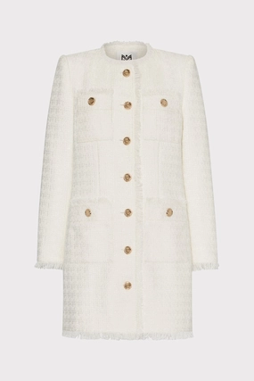 Neile Boucle Long Jacket Clean Outer CompactPacking
