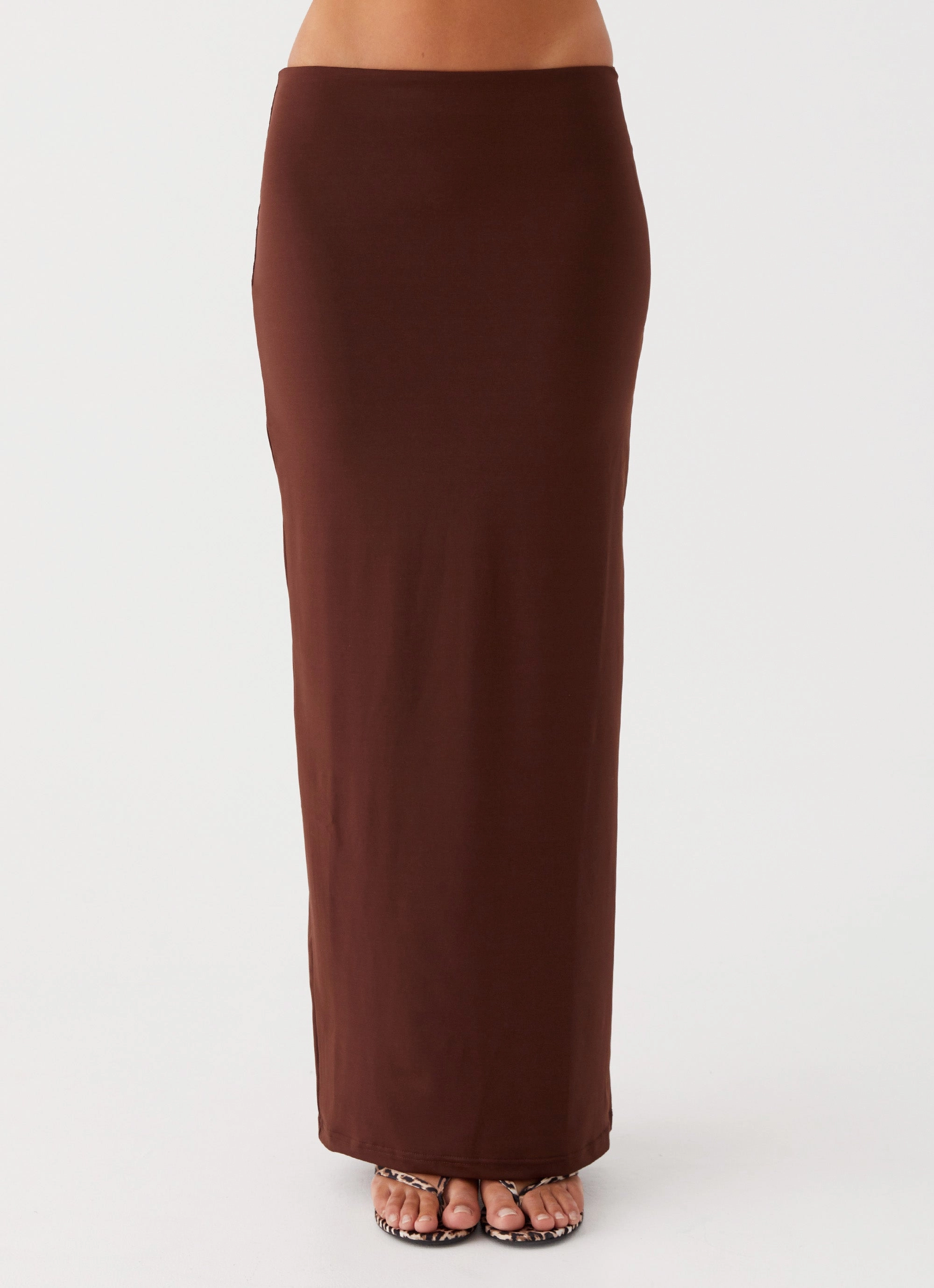 Solace Soul Maxi Skirt - Chocolate Street Style
