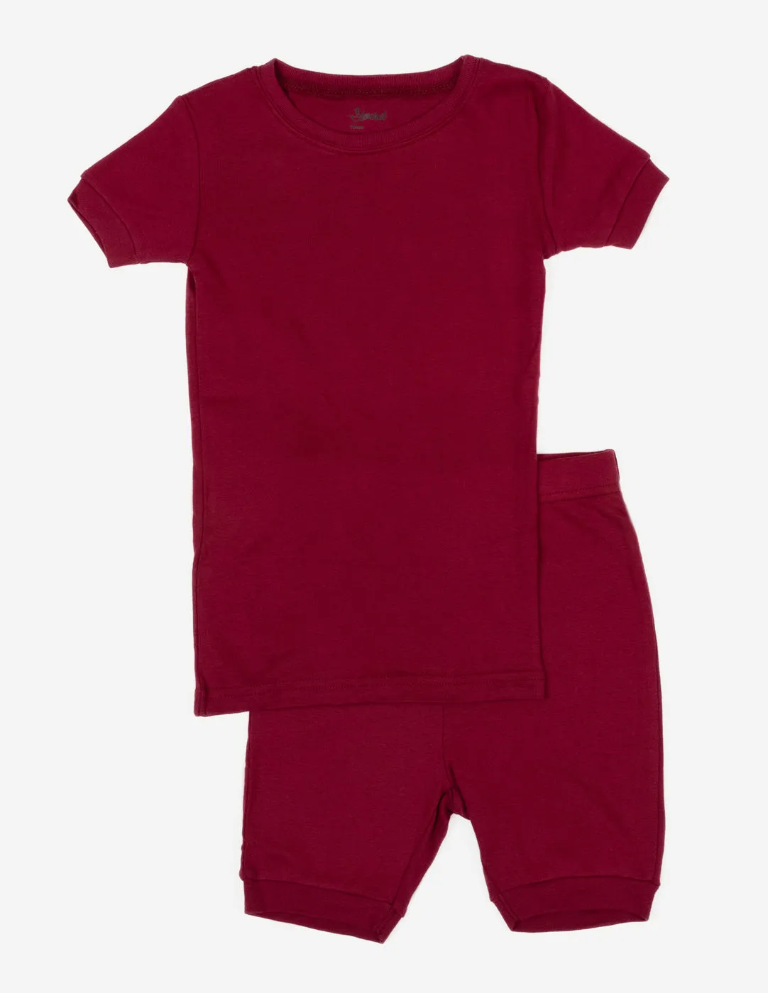 Solid Color Maroon Matching Family Pajama Set