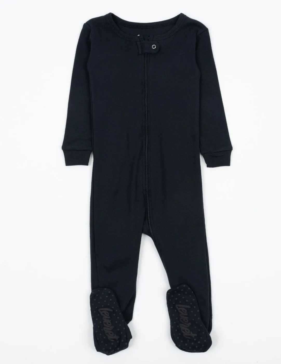 Solid Color Navy Matching Family Pajama Set