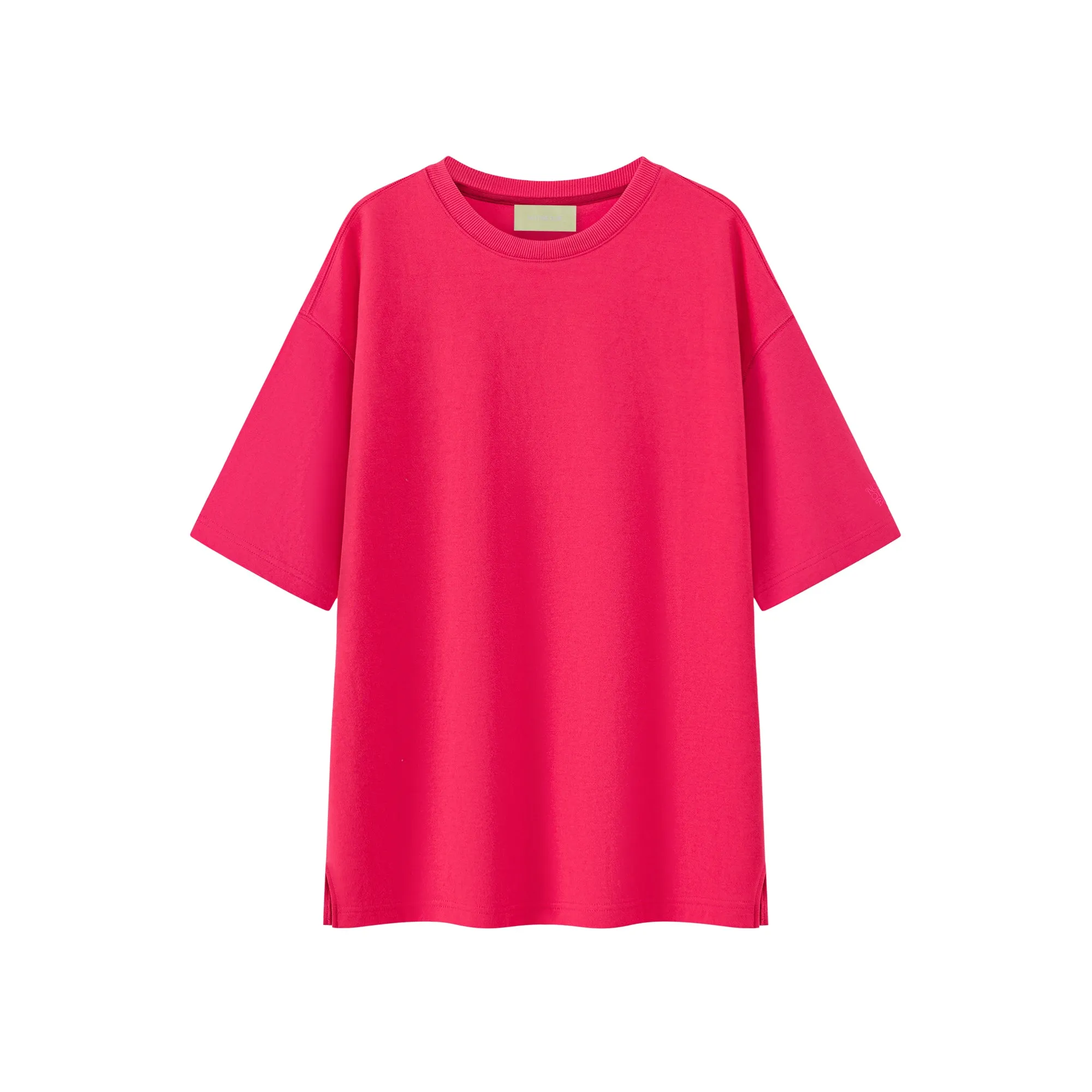 Solid Color Oversized Thick T-Shirt