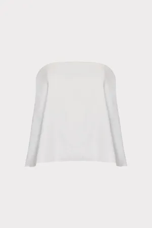 Solid Linen Strapless Top SoftTouchBrushedInterior