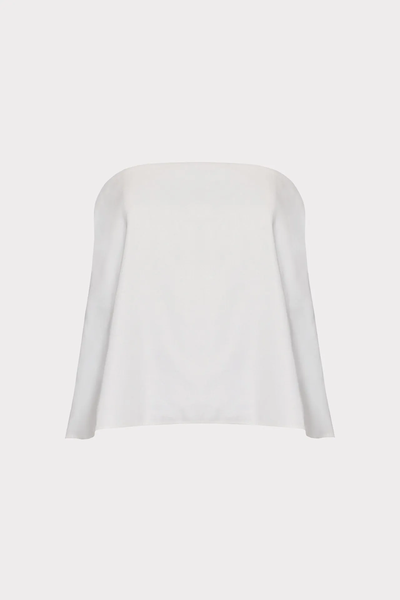 Solid Linen Strapless Top SoftTouchBrushedInterior