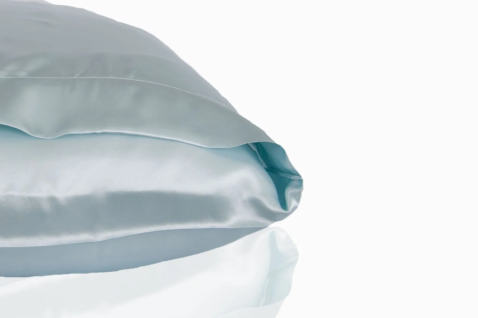 Solid Queen Silk Pillowcase Sets