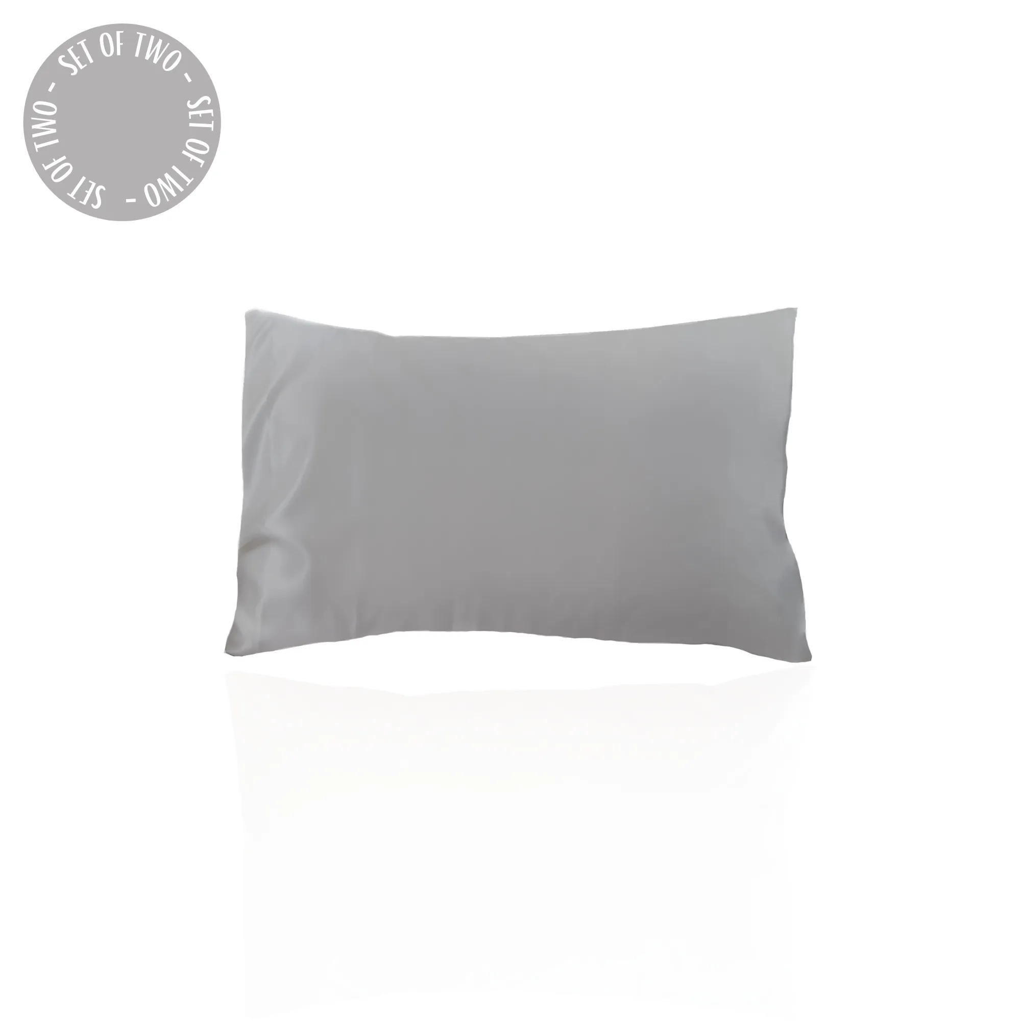 Solid Queen Silk Pillowcase Sets