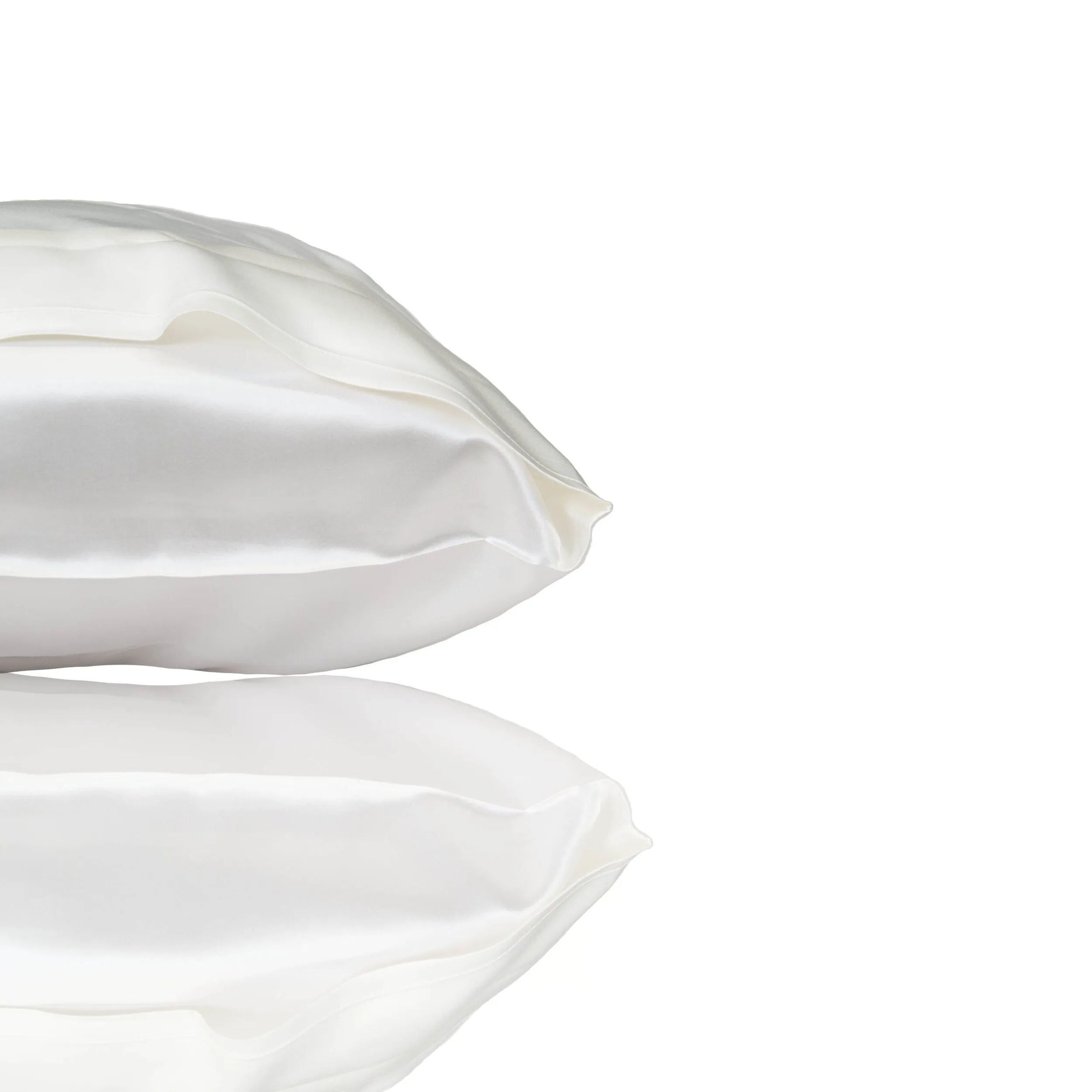 Solid Queen Silk Pillowcase Sets