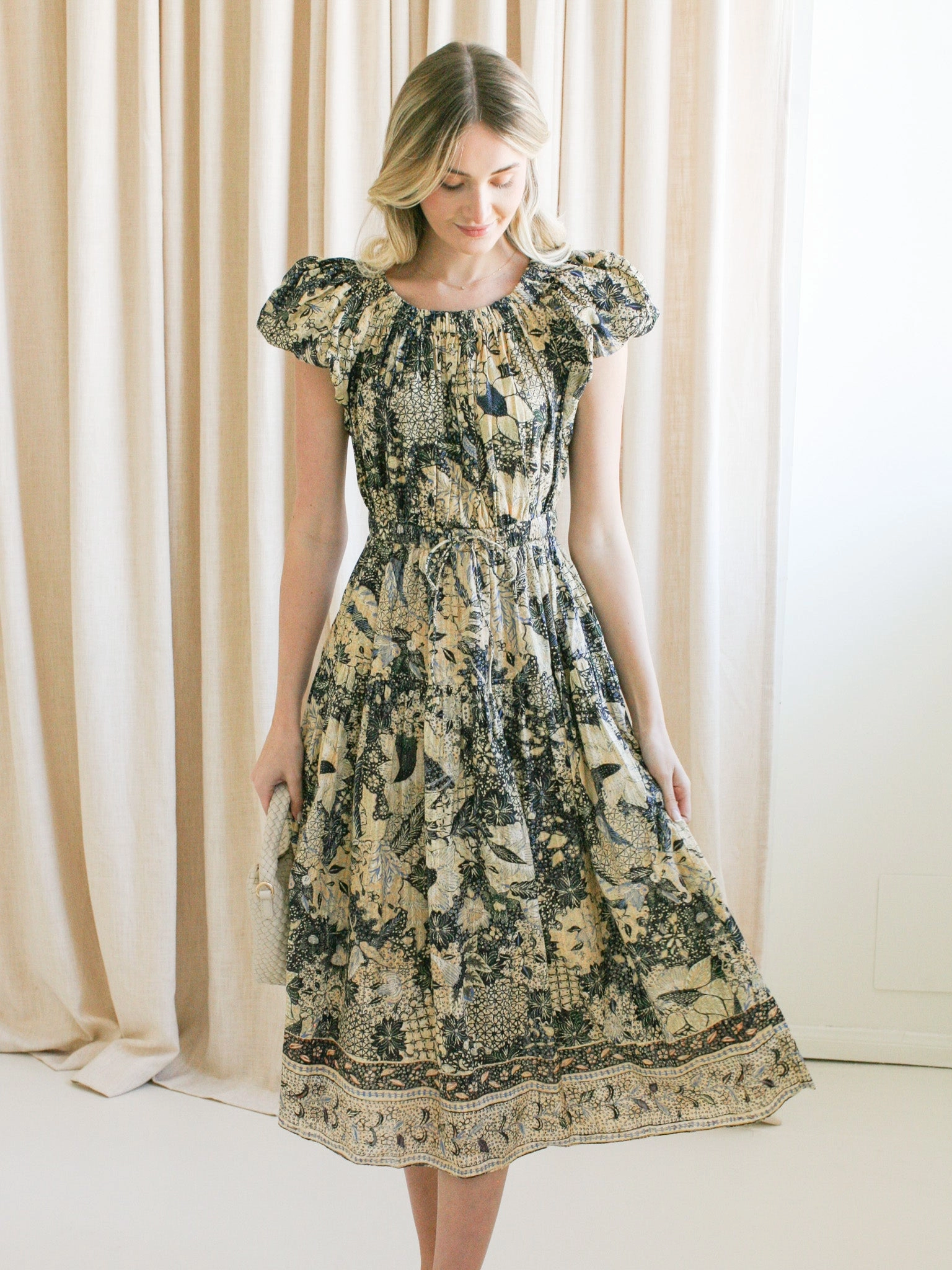 Ulla Johnson Abigail Dress Shimmer-Finish Daily Mood