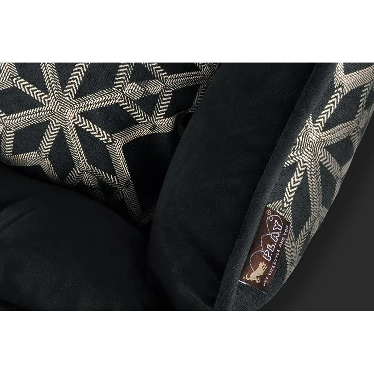 Solstice Lounge Pet Bed - Black - Extra-Large
