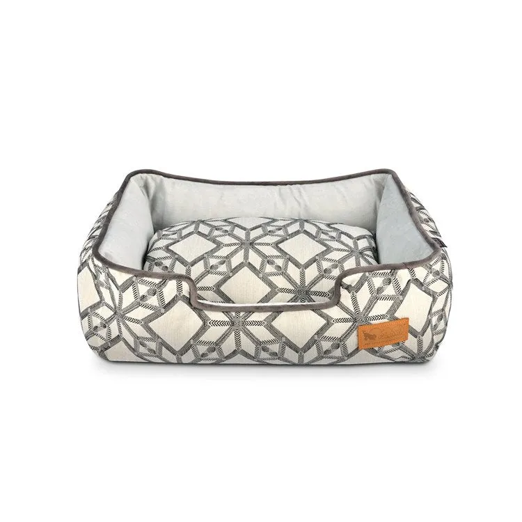 Solstice Lounge Pet Bed - Silver - Extra-Large
