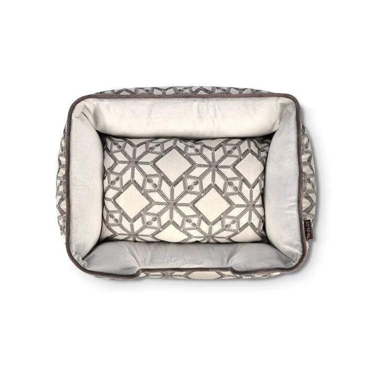Solstice Lounge Pet Bed - Silver - Extra-Large