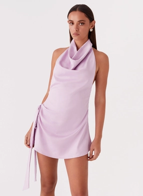 Detachable Detail Something About You Mini Dress - Lilac