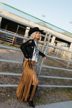 Song of the Canyon Fringe Skirt Dance Practice Timeless Trend