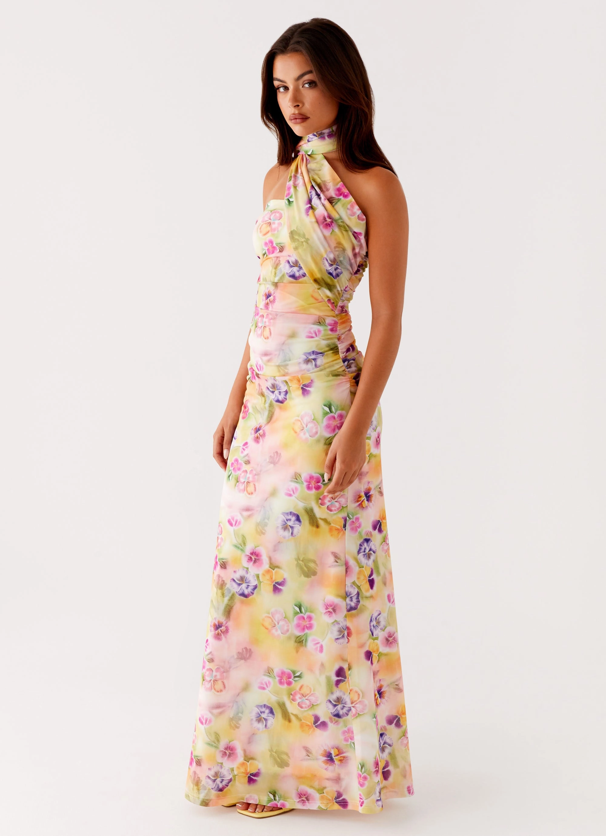 Songbird Maxi Dress - Sunburst Floral Sharp Mood