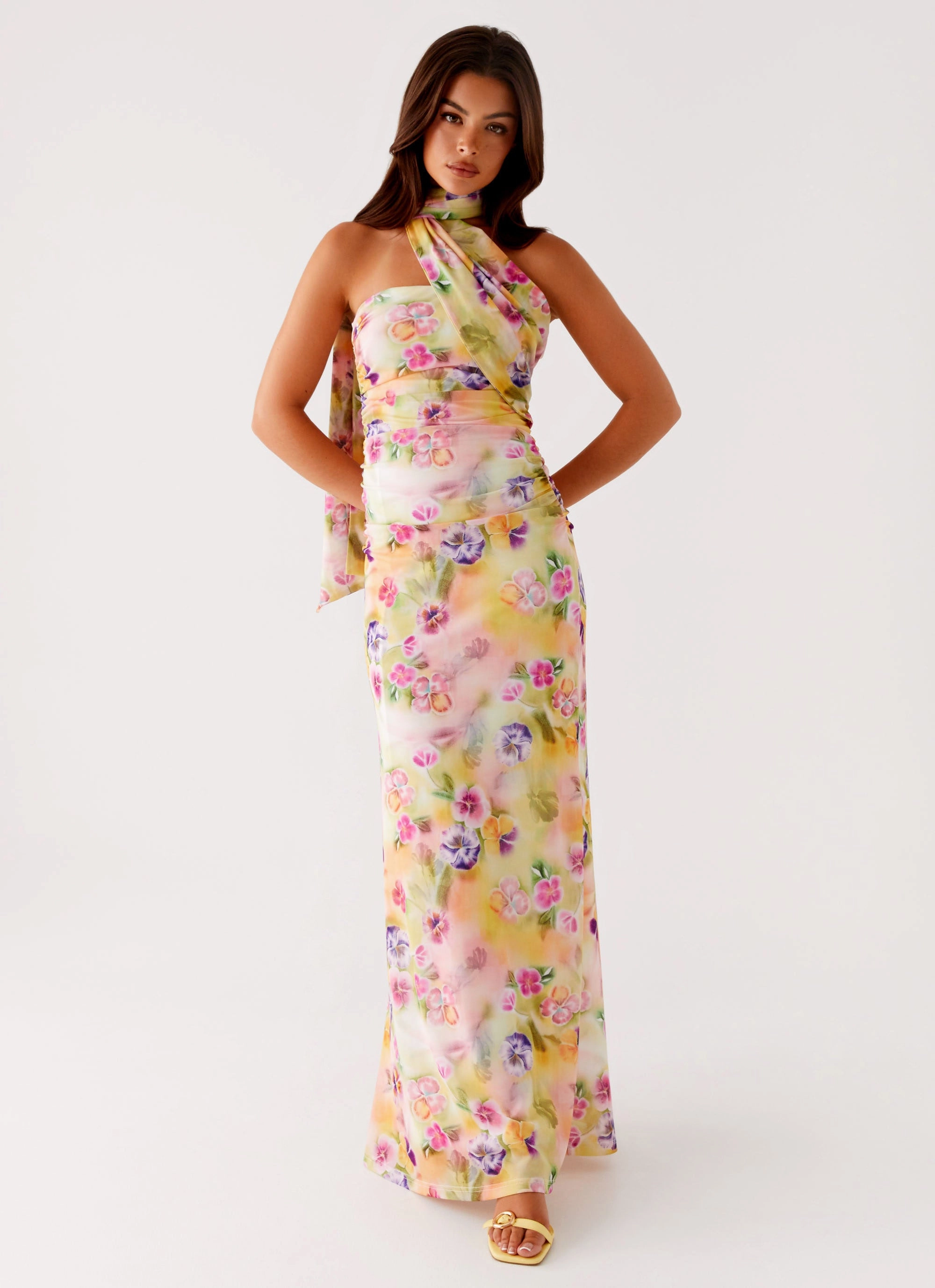 Songbird Maxi Dress - Sunburst Floral Timeless office dress