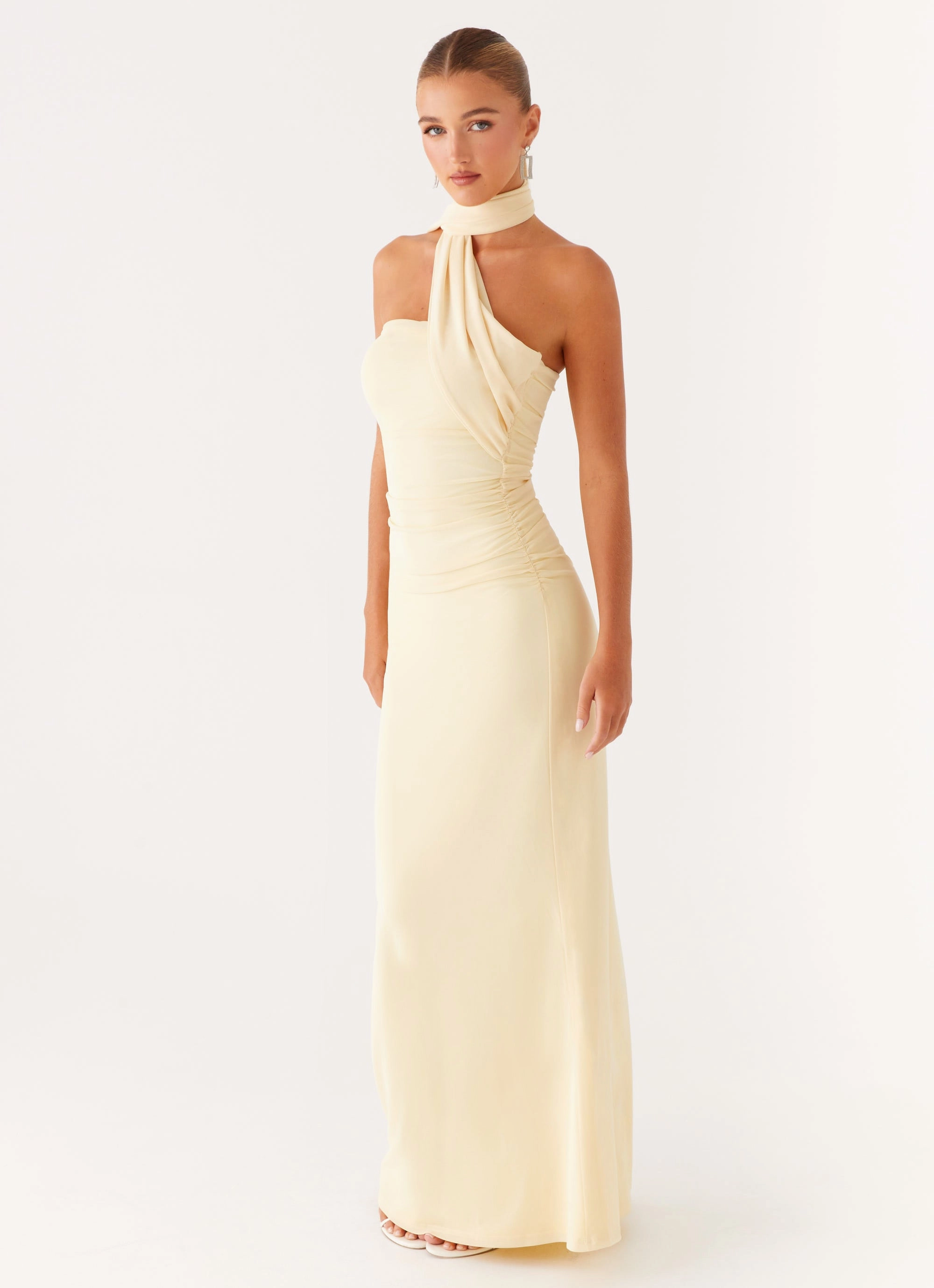 Texture Edge Songbird Maxi Dress - Yellow