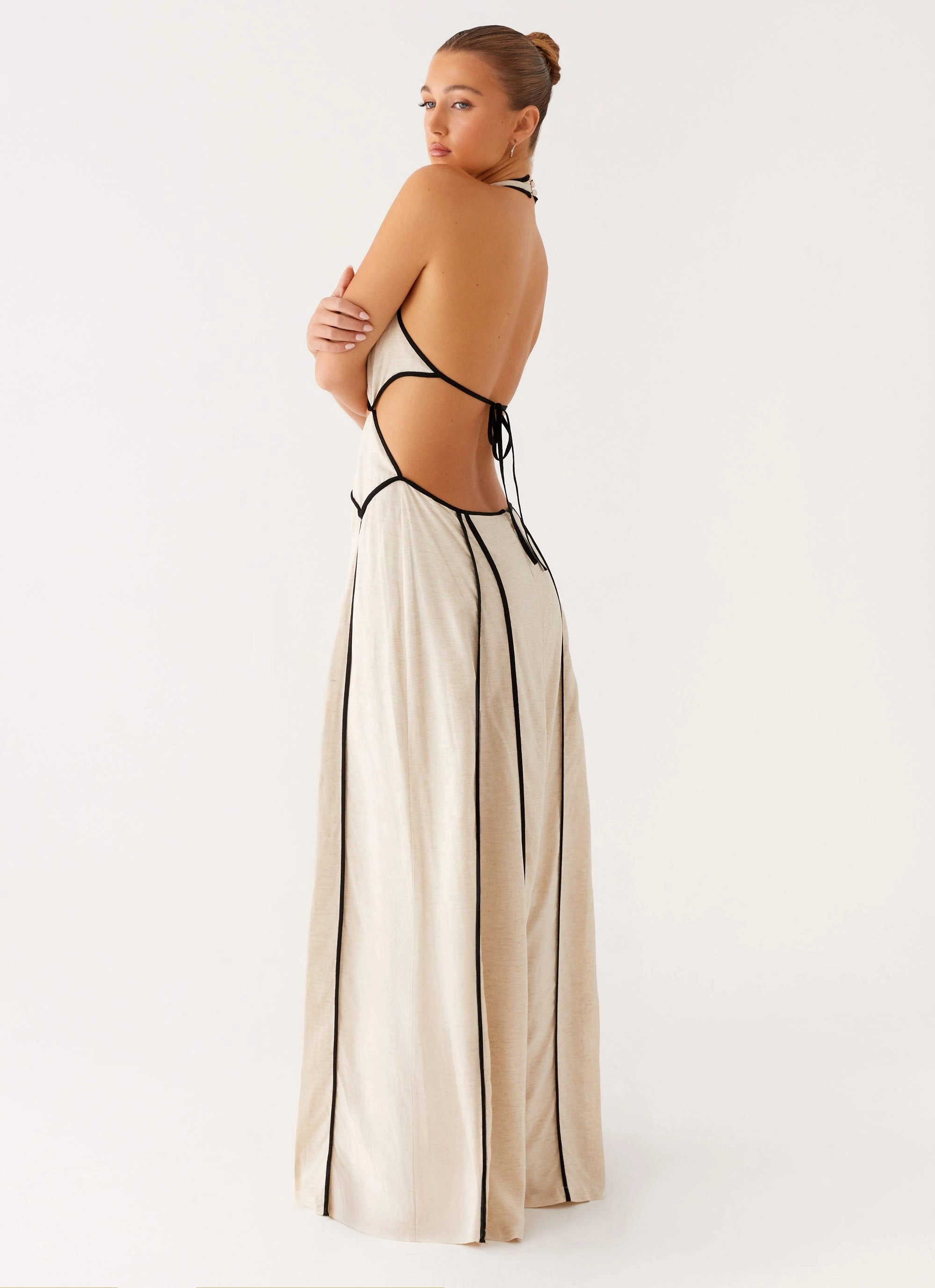 Sonnet Maxi Dress - Oatmeal Lightweight Wear