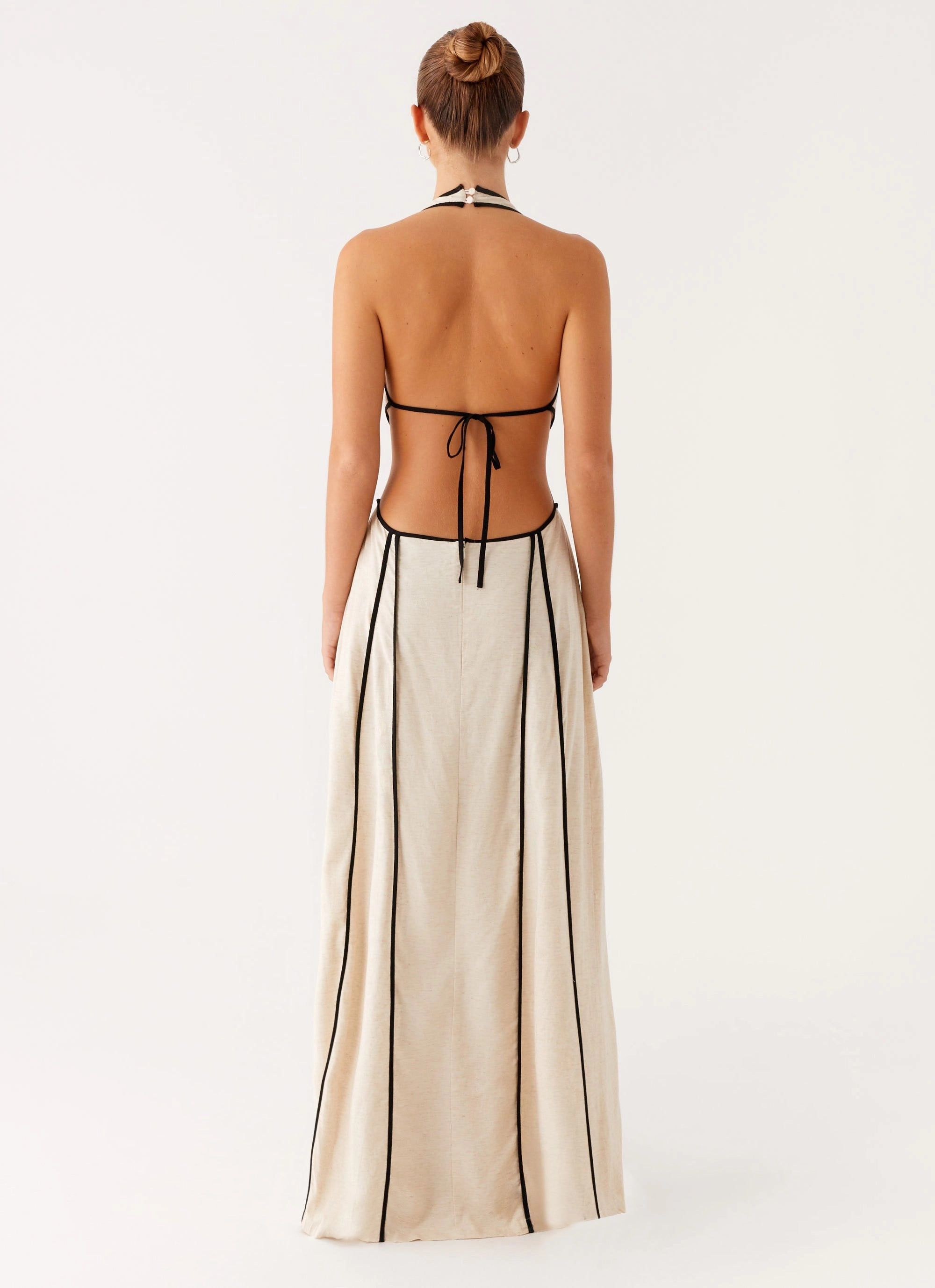Sonnet Maxi Dress - Oatmeal Occasion Ready