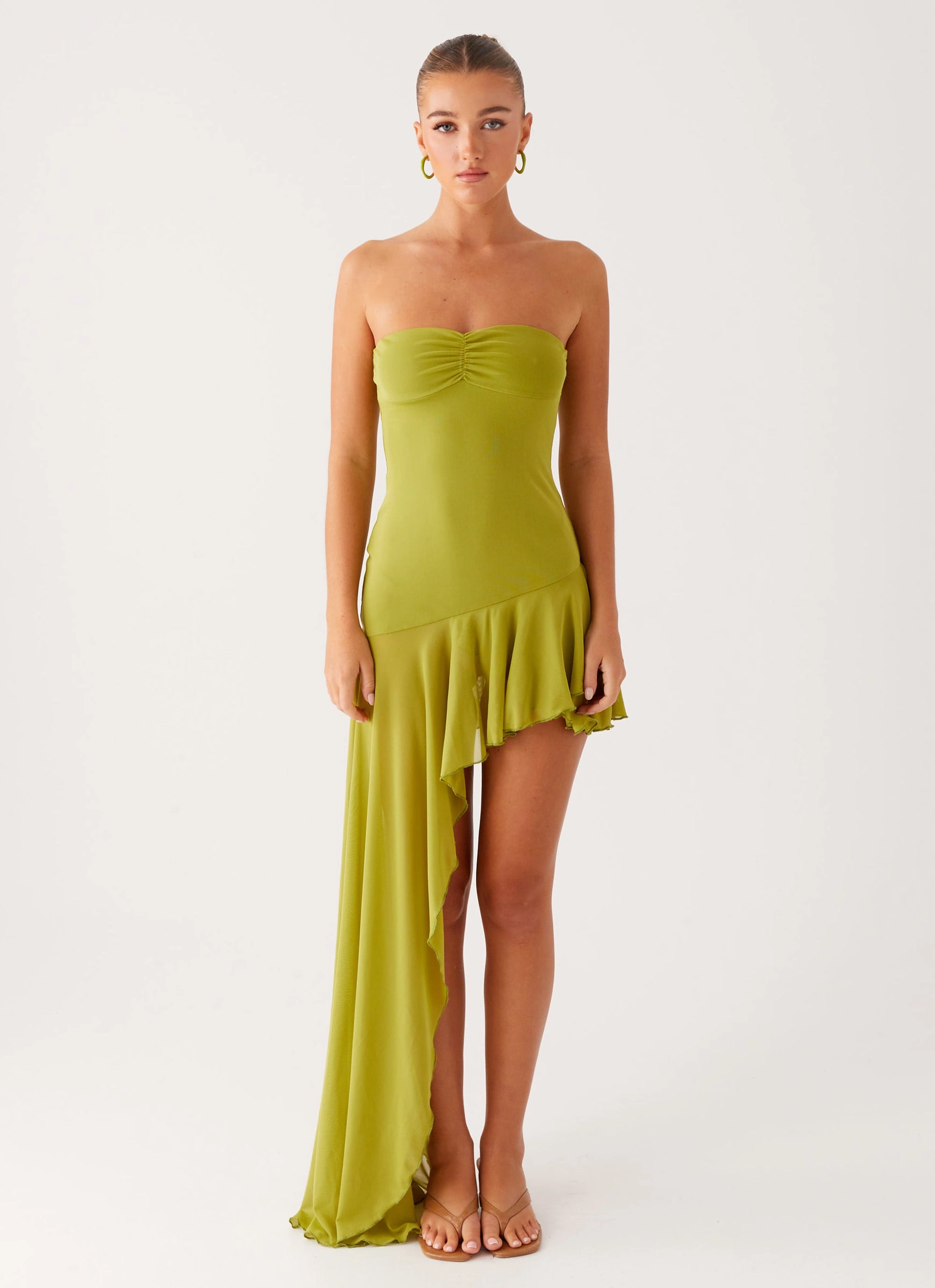 Reeva Mini Dress - Green Urban Chic