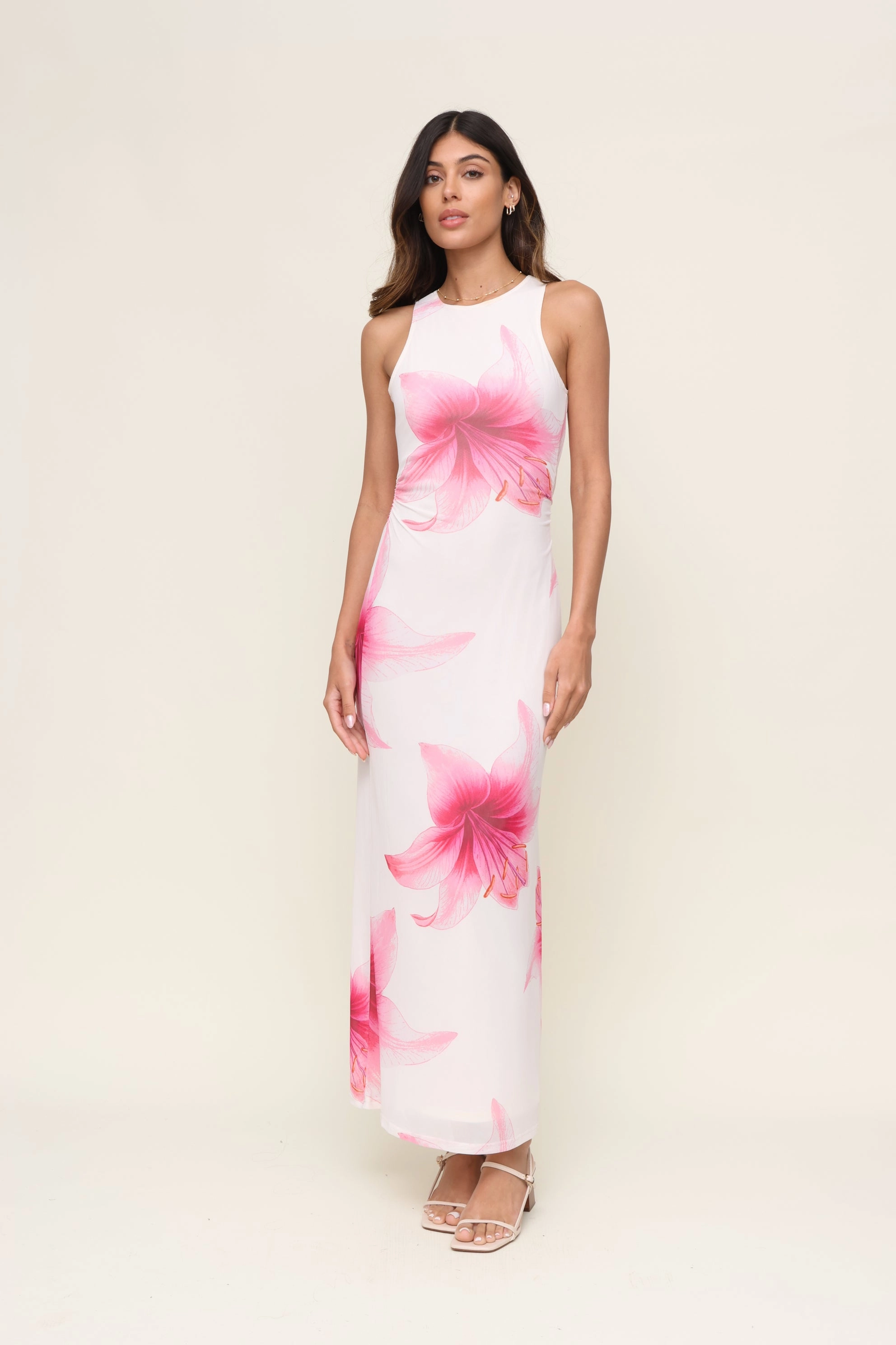 Leilani Maxi Dress Crystal-Detail