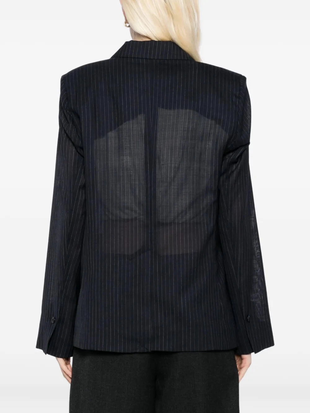 Collectible train journey Unlined Husband Blazer in Midnight/White