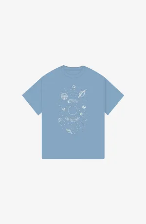 SPACE WITH LOVE SKY OVERSIZED T-SHIRT