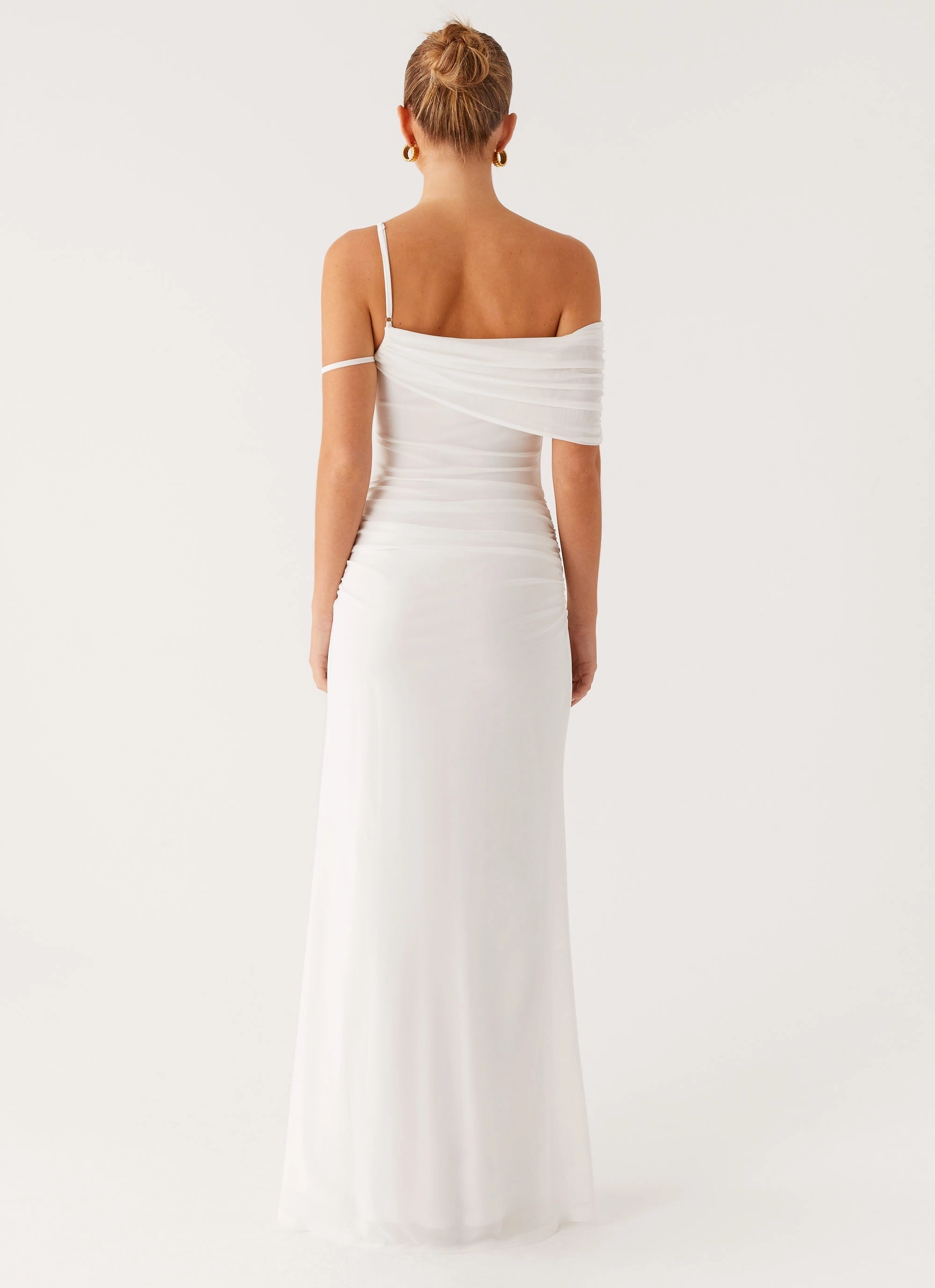 Subtle Glow Night wear Conquer Maxi Dress - Off White