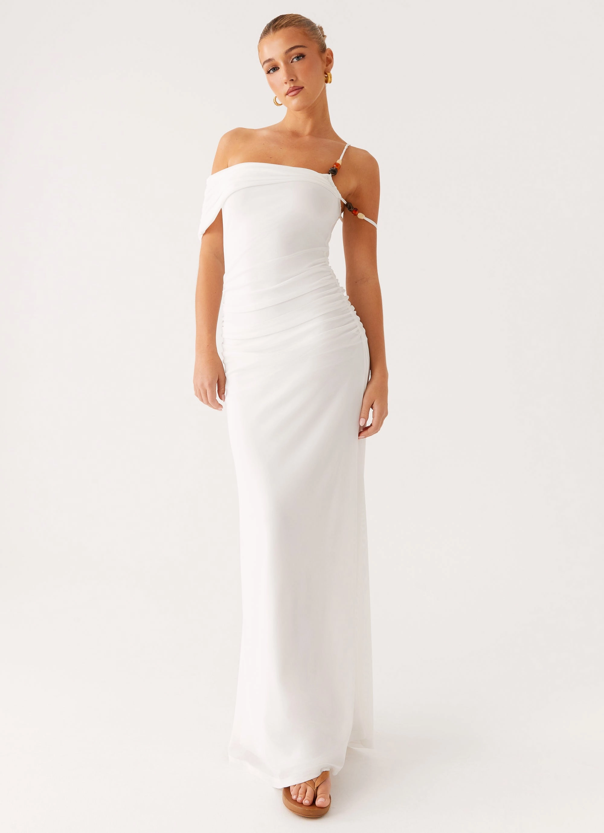 Stylish Pick All Occasion Conquer Maxi Dress - Off White