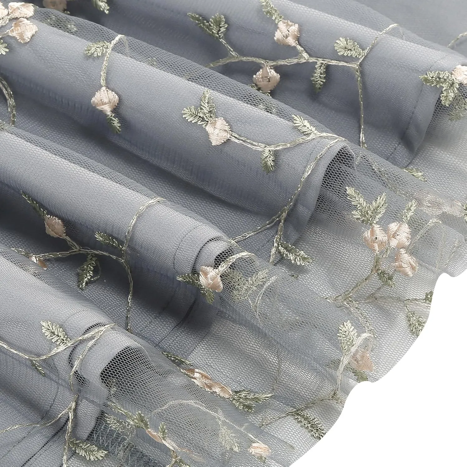 Spaghetti Strap Floral Embroidered Dress for Women Wedding Guest Tea Party Dress for Woman Tulle Prom Formal Cocktail Dress