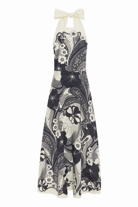 Vibrant Aesthetic Easy Pairing Mickey Midi Dress
