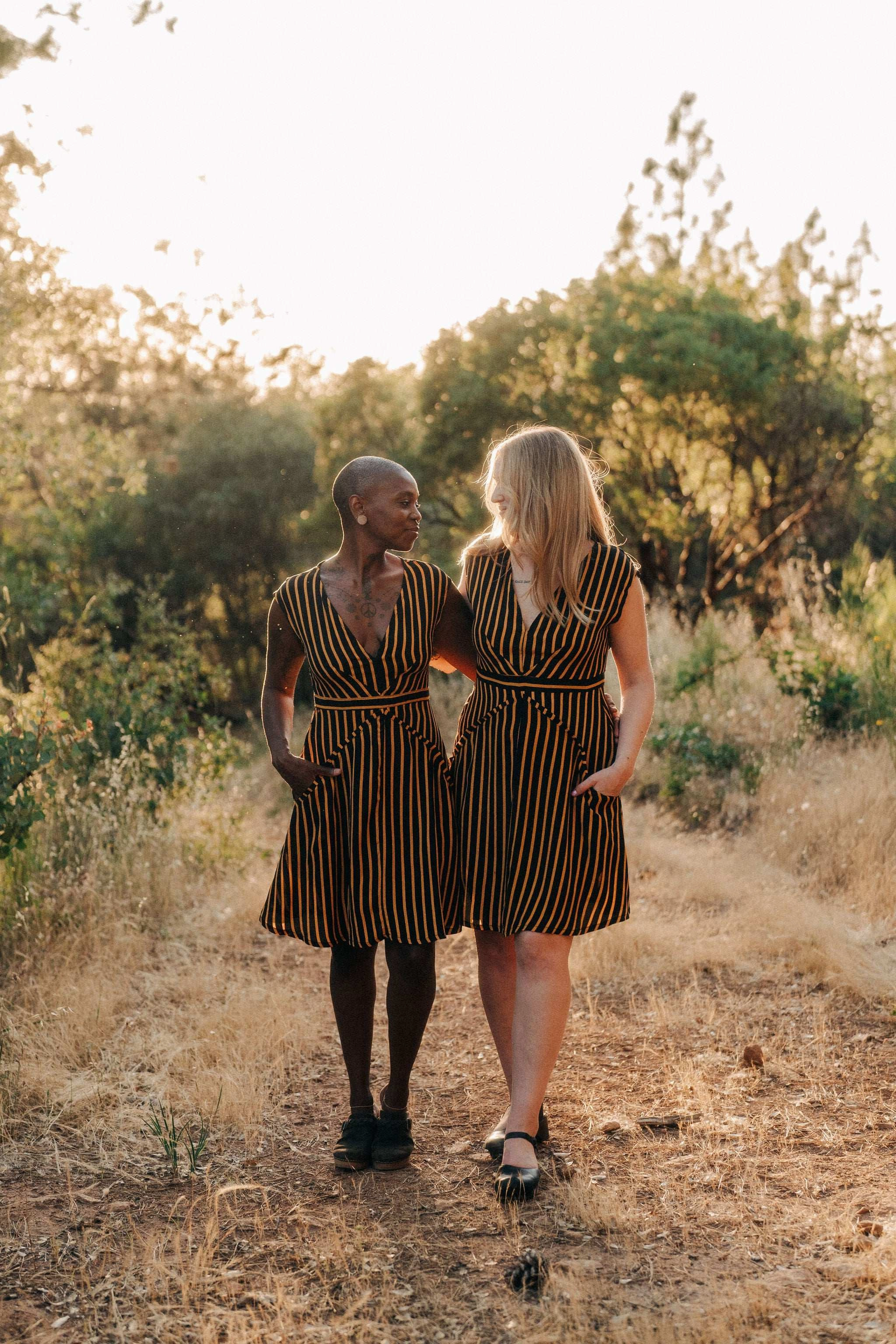 Spicy Xena 2.0 in Gold Stripe All-season garment