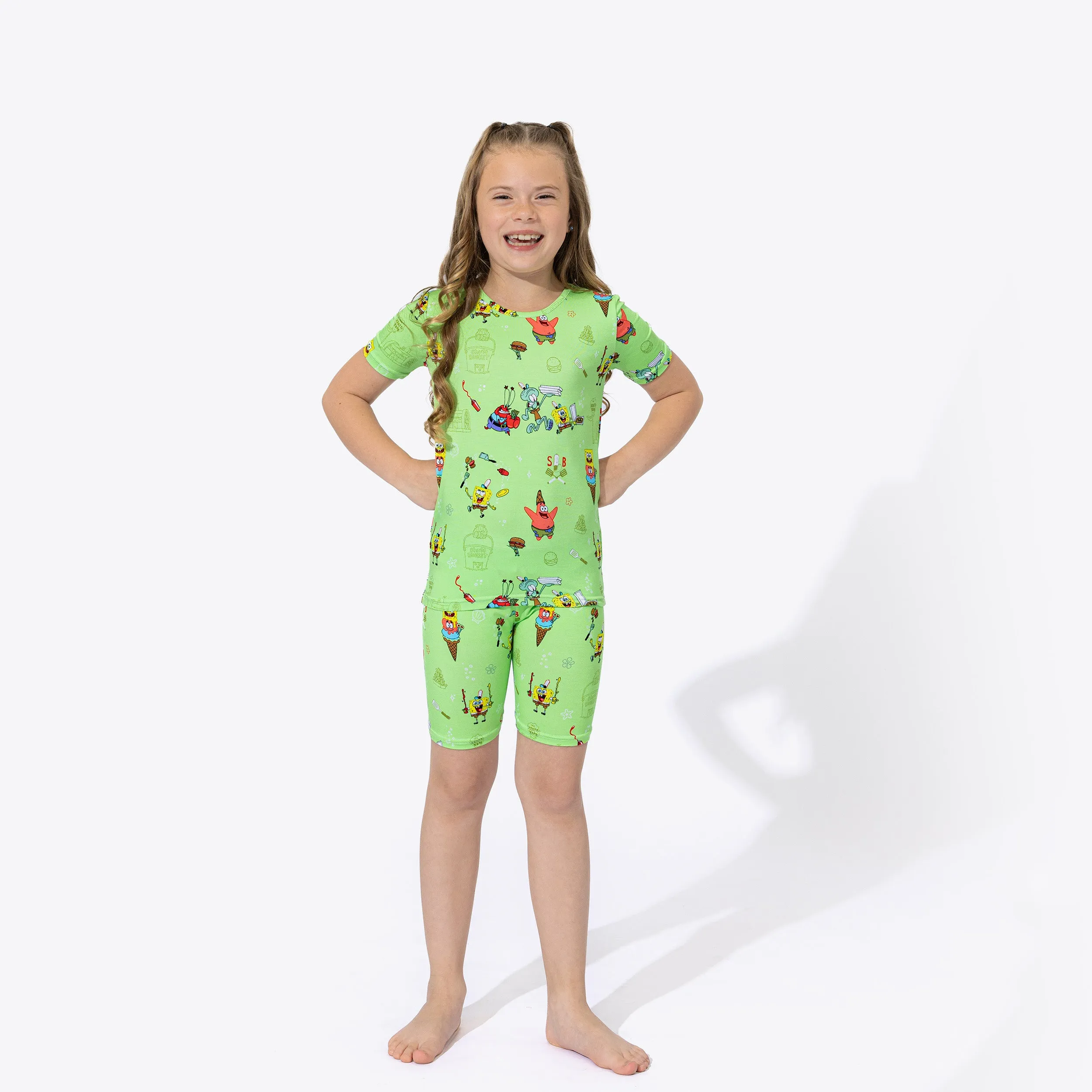 SpongeBob SquarePants: Foodie Bamboo Kids Pajama Short Set