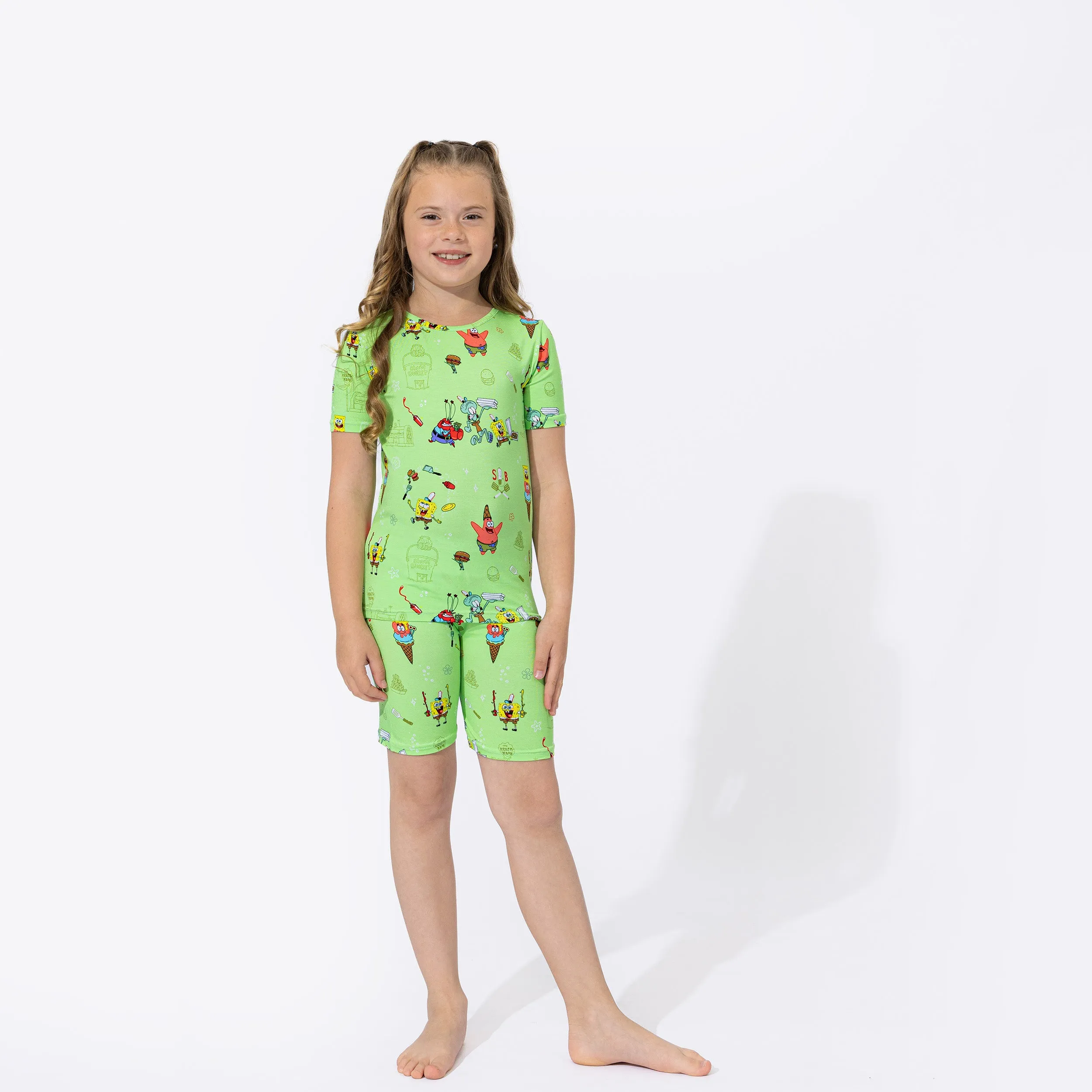 SpongeBob SquarePants: Foodie Bamboo Kids Pajama Short Set
